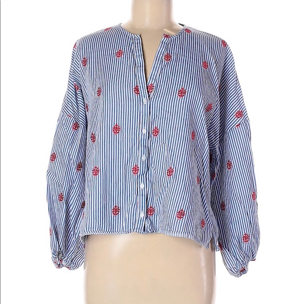 Zara long sleeve blouse/shirt